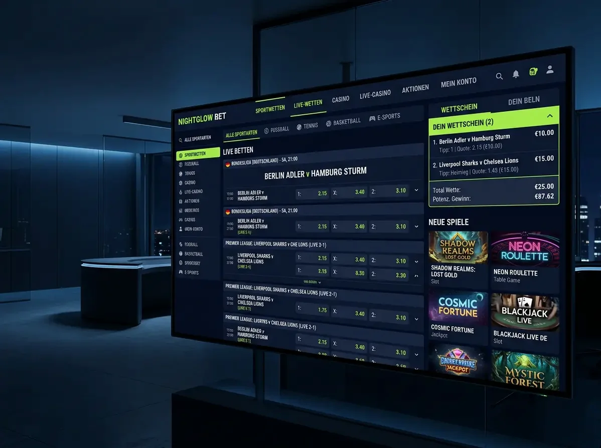Startseite von Spy mit Spielen und Aktionen